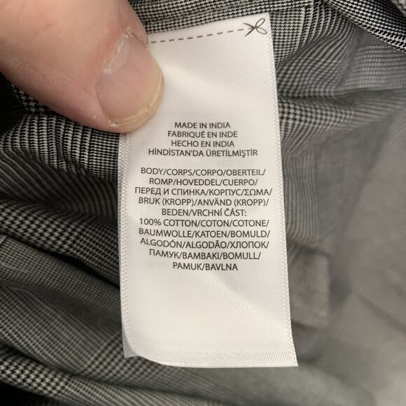 POLO Ralph Lauren Shirt Men 4XB Big Tall Black Glen Plaid Holiday Sun Valley NEW - Picture 6 of 8